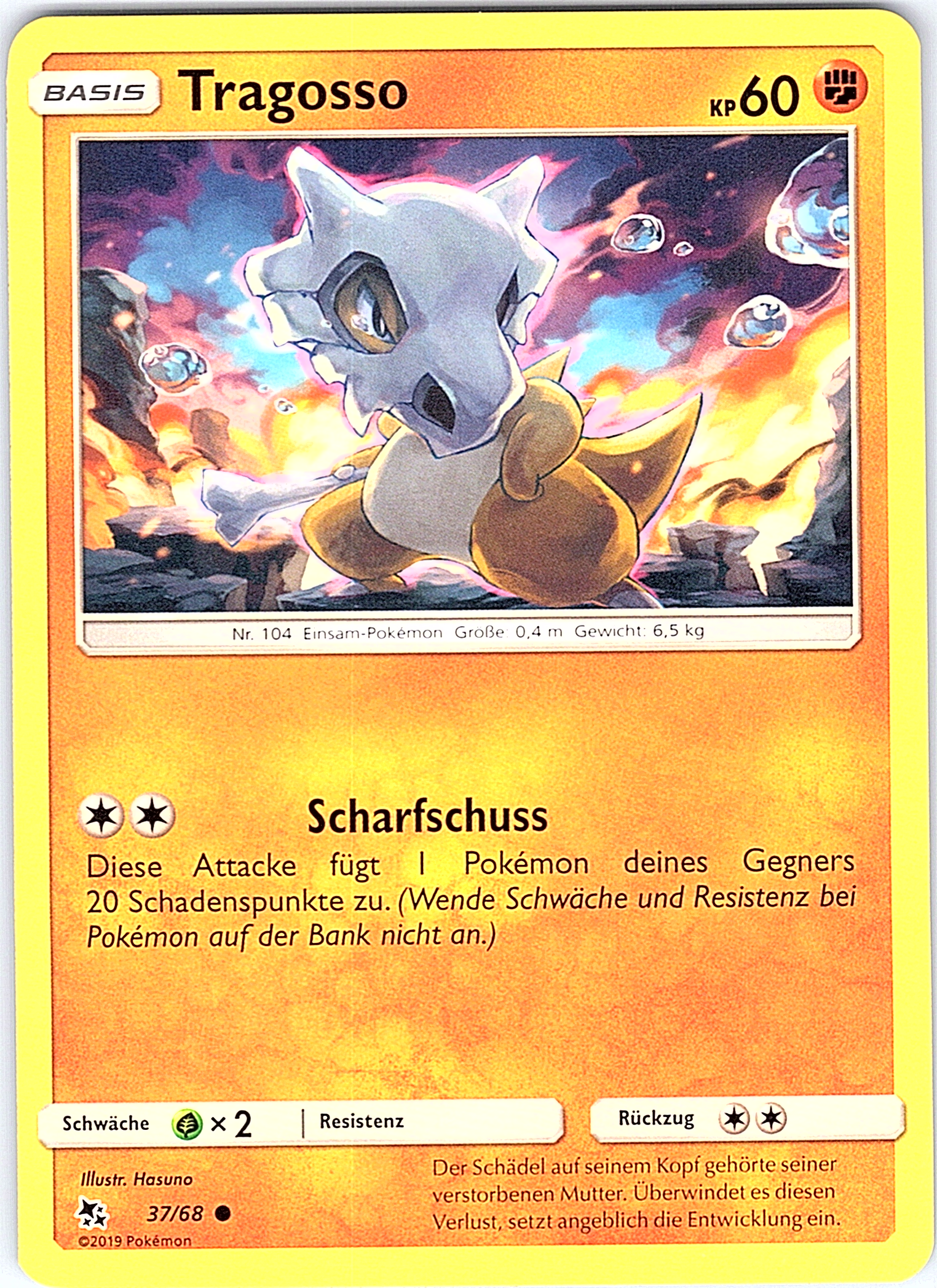 Tragosso #37/68 — Eisner Pokémon (German)