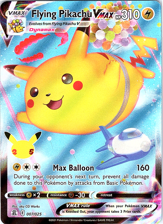 Flying Pikachu VMAX #007/025 — Vivid Voltage