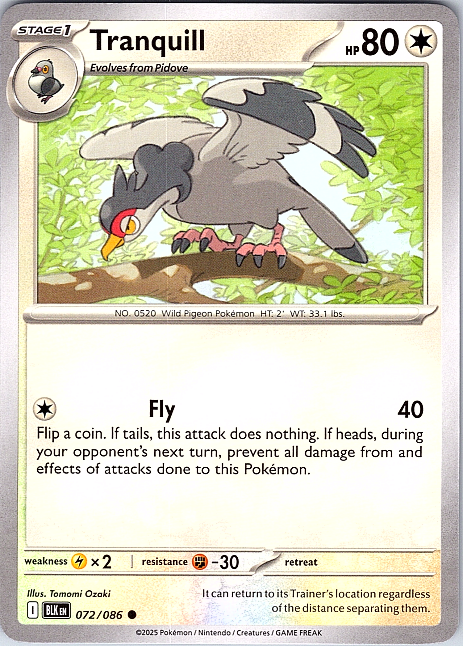 Tranquill #072/086 — Black & White