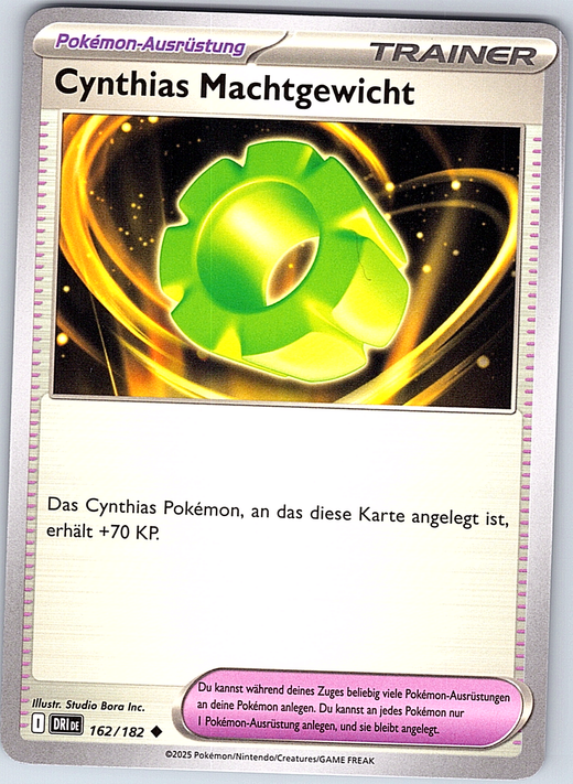 Cynthia's Ambition #162/182 — Pokémon Ausrüstung (German)