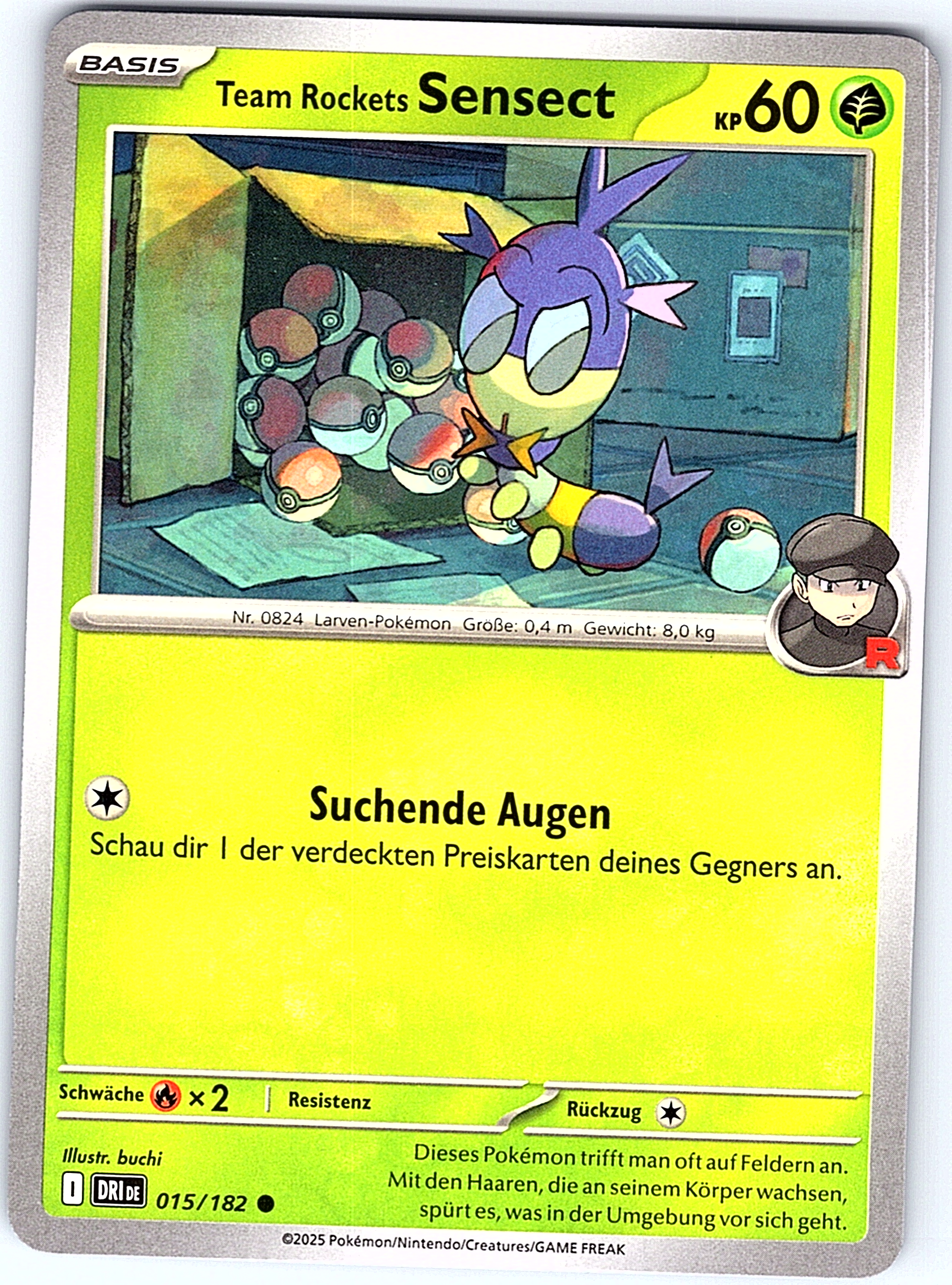 Sensect #015/182 — Team Rocket Returns (German)