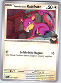 Rattata #147/182 — Team Rocket (German)
