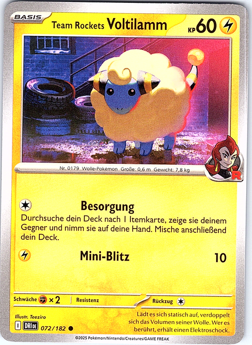 Voltali #072/182 — Team Rockets