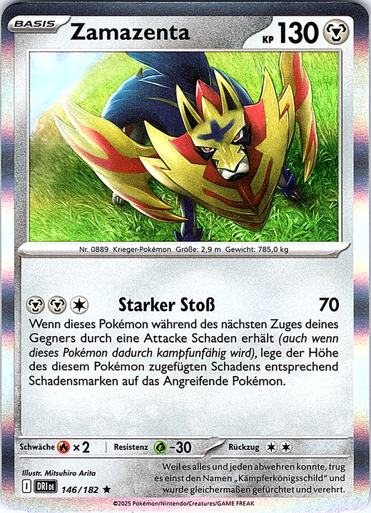 Zamazenta #146/182 — Schwert & Schild - Basis (German)