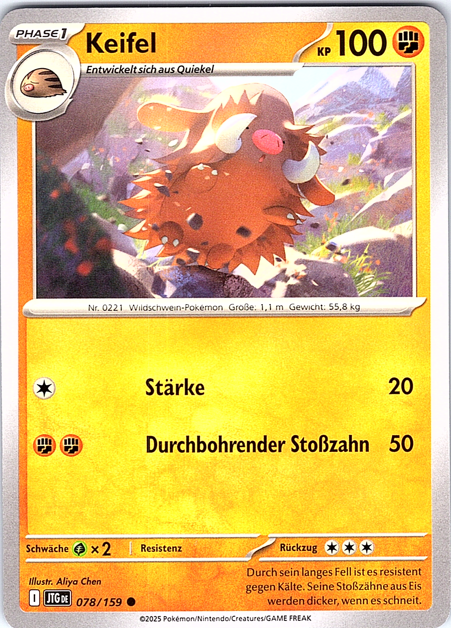 Keifel #078/159 — Illustration TCG (German)