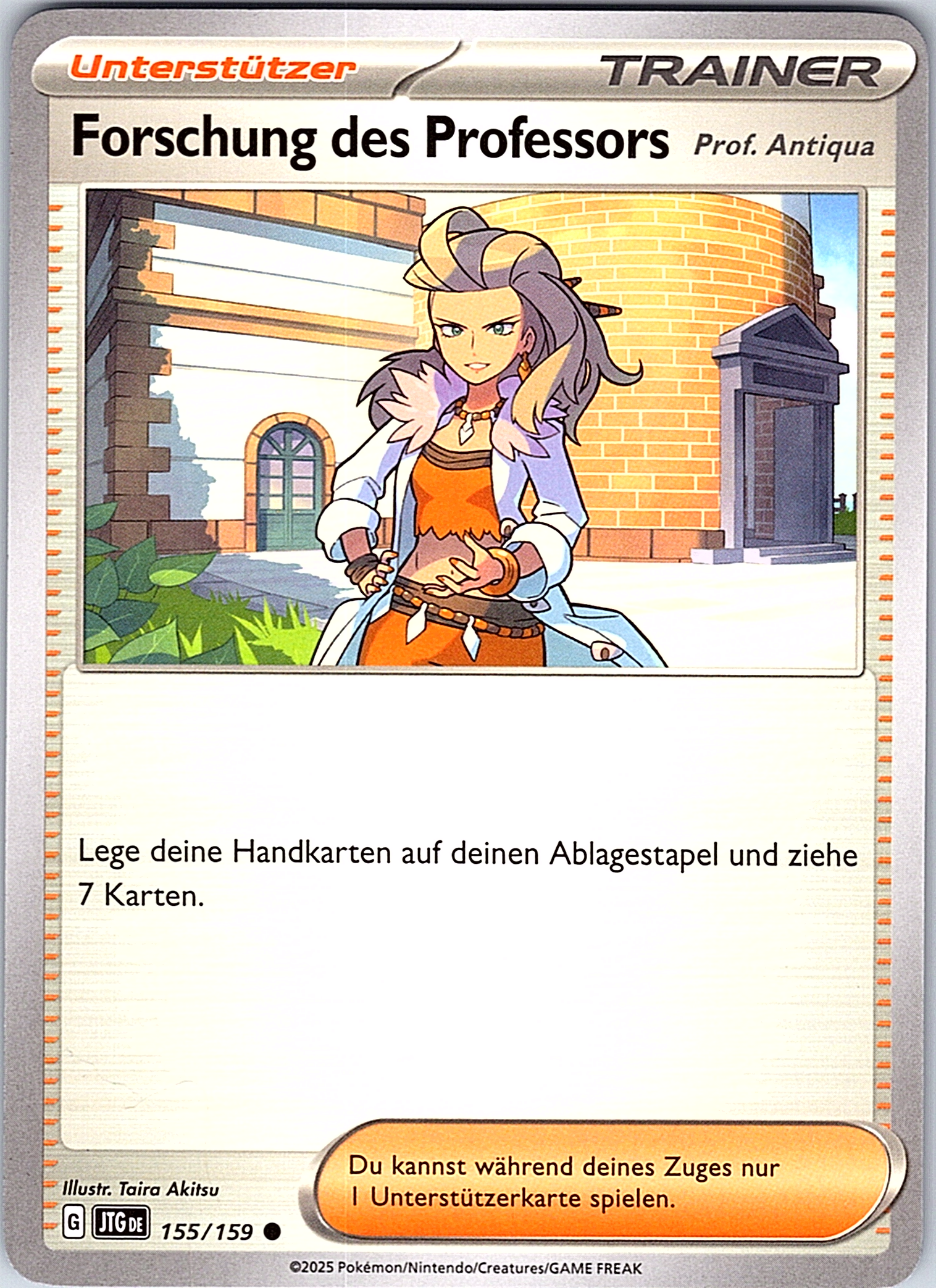 Professor's Research #155/159 — Pokémon TCG: Sword & Shield—Brilliant Stars (German)
