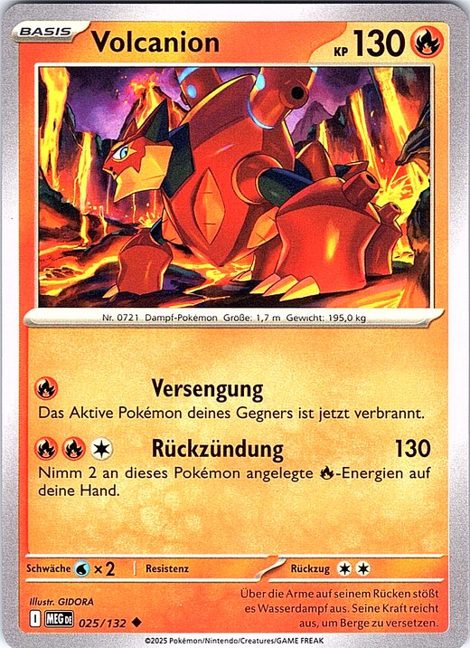 Volcanion #025/132 — Mega-Set (German)