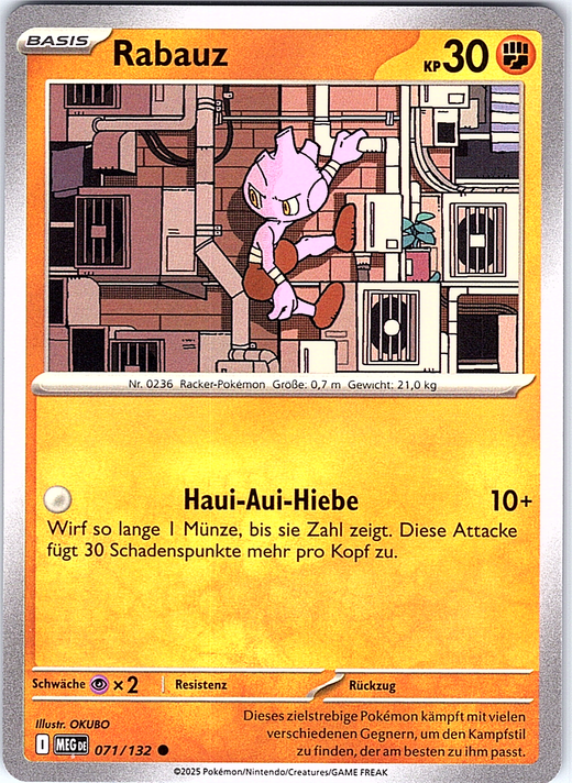 Rabauz #071/132 — Schwert & Schild (German)