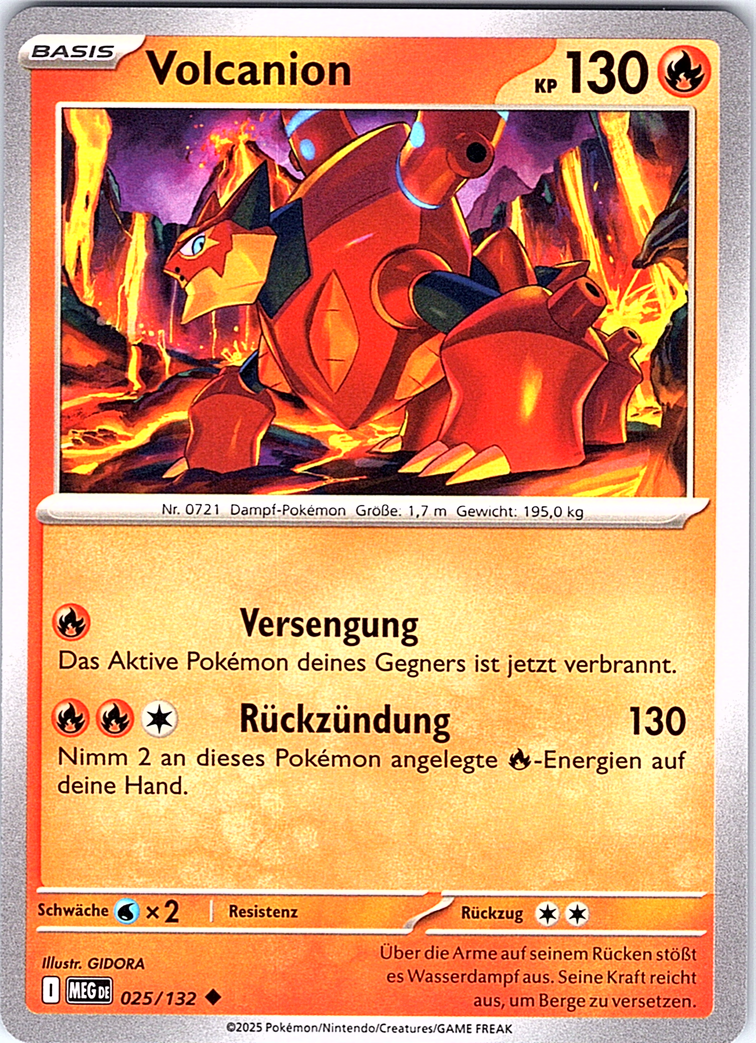 Volcanion #025/132 — Mega Battle