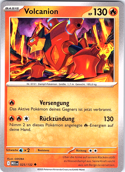 Volcanion #025/132 — Mega Battle