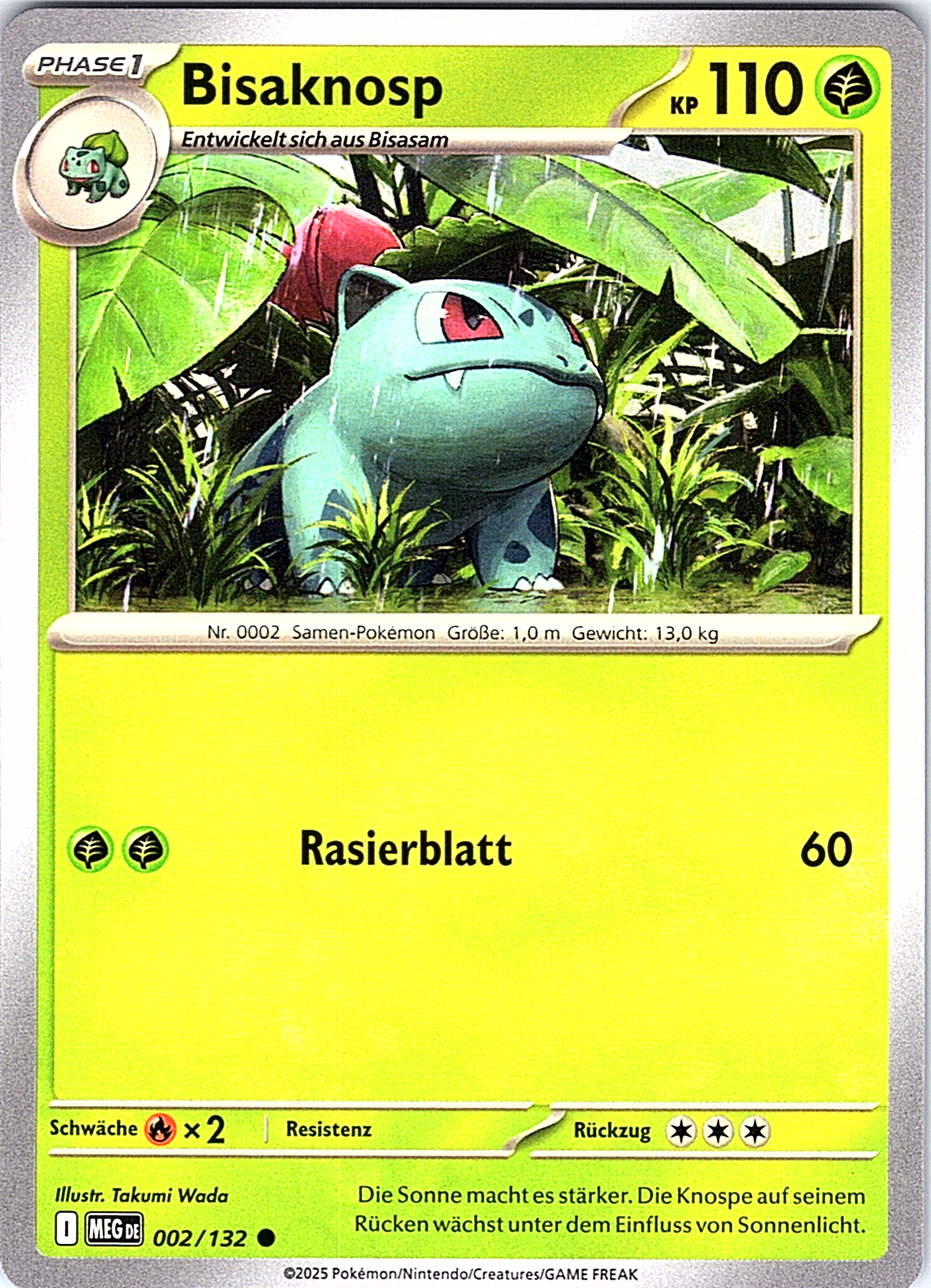Bisaknosp #002/132 — name (German)