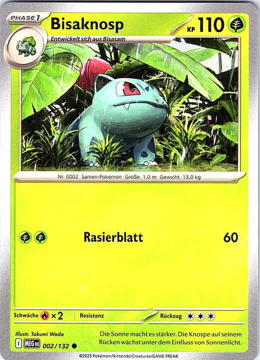Bisaknosp #002/132 — name (German)