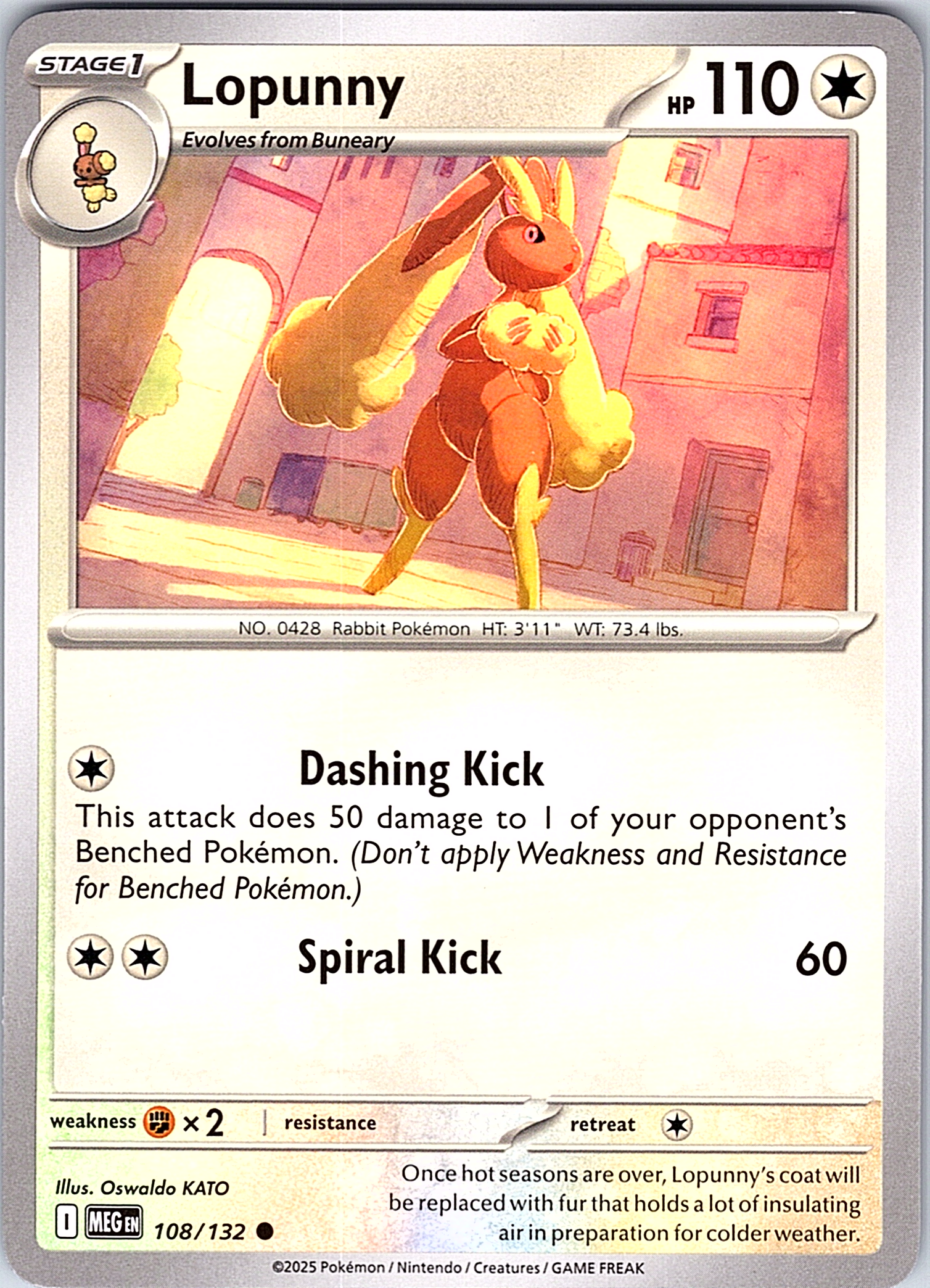 Lopunny #108/132 — Pokémon TCG: Scarlet & Violet