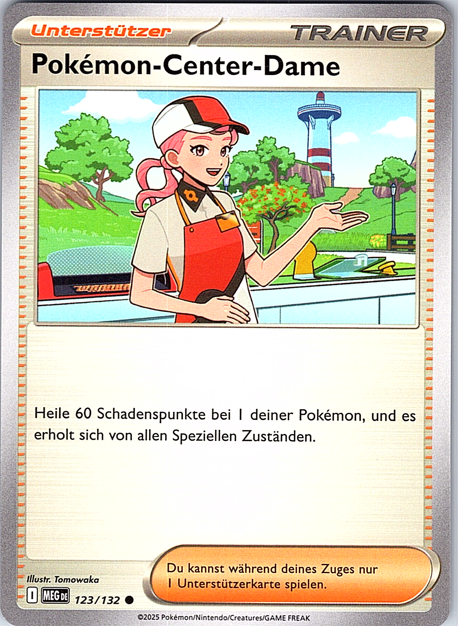 Pokémon-Center-Dame #123/132 — Schwert & Schild – Einsteiger-Set (German)