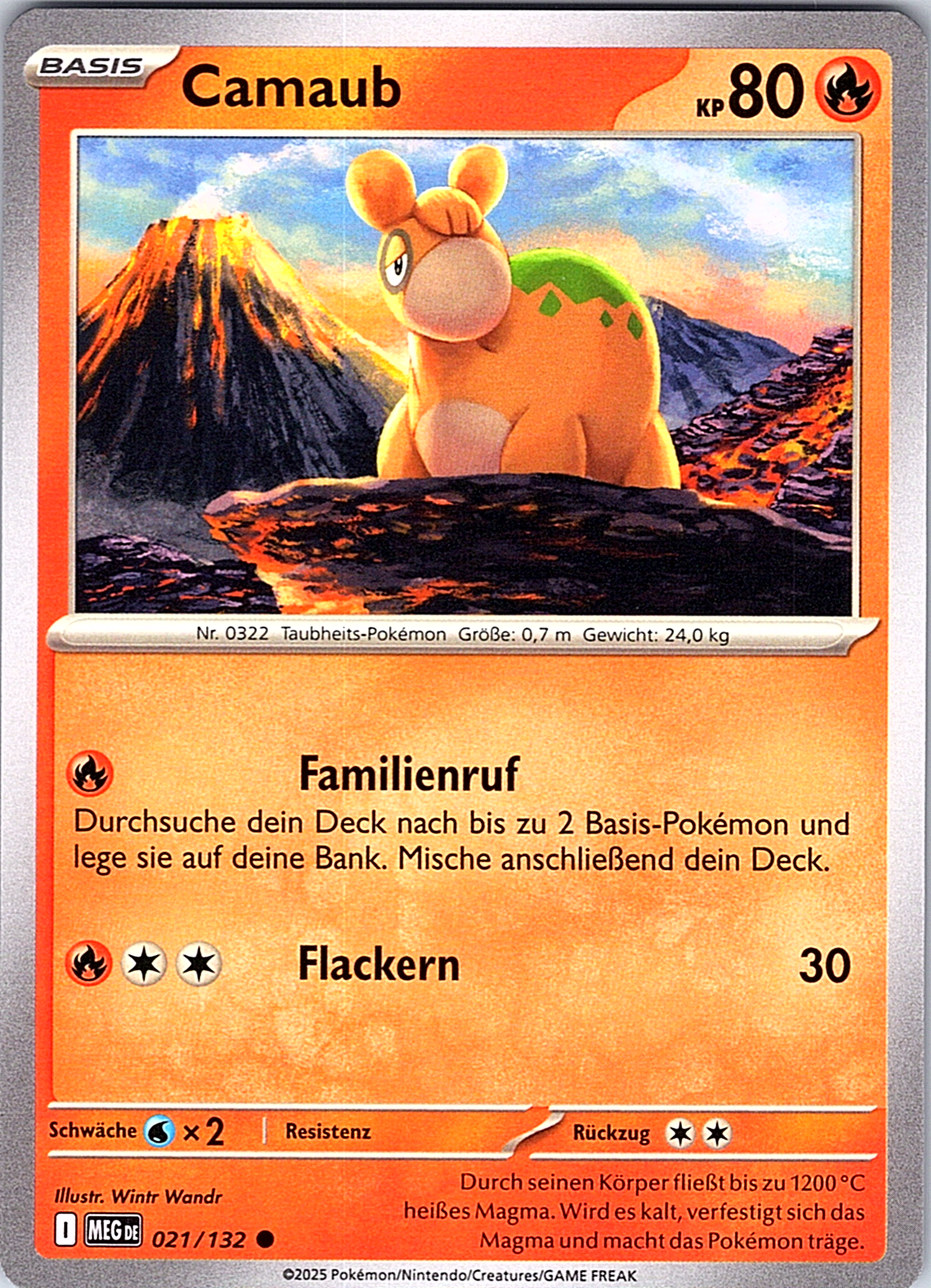 Camauub #021/132 — Magma (German)
