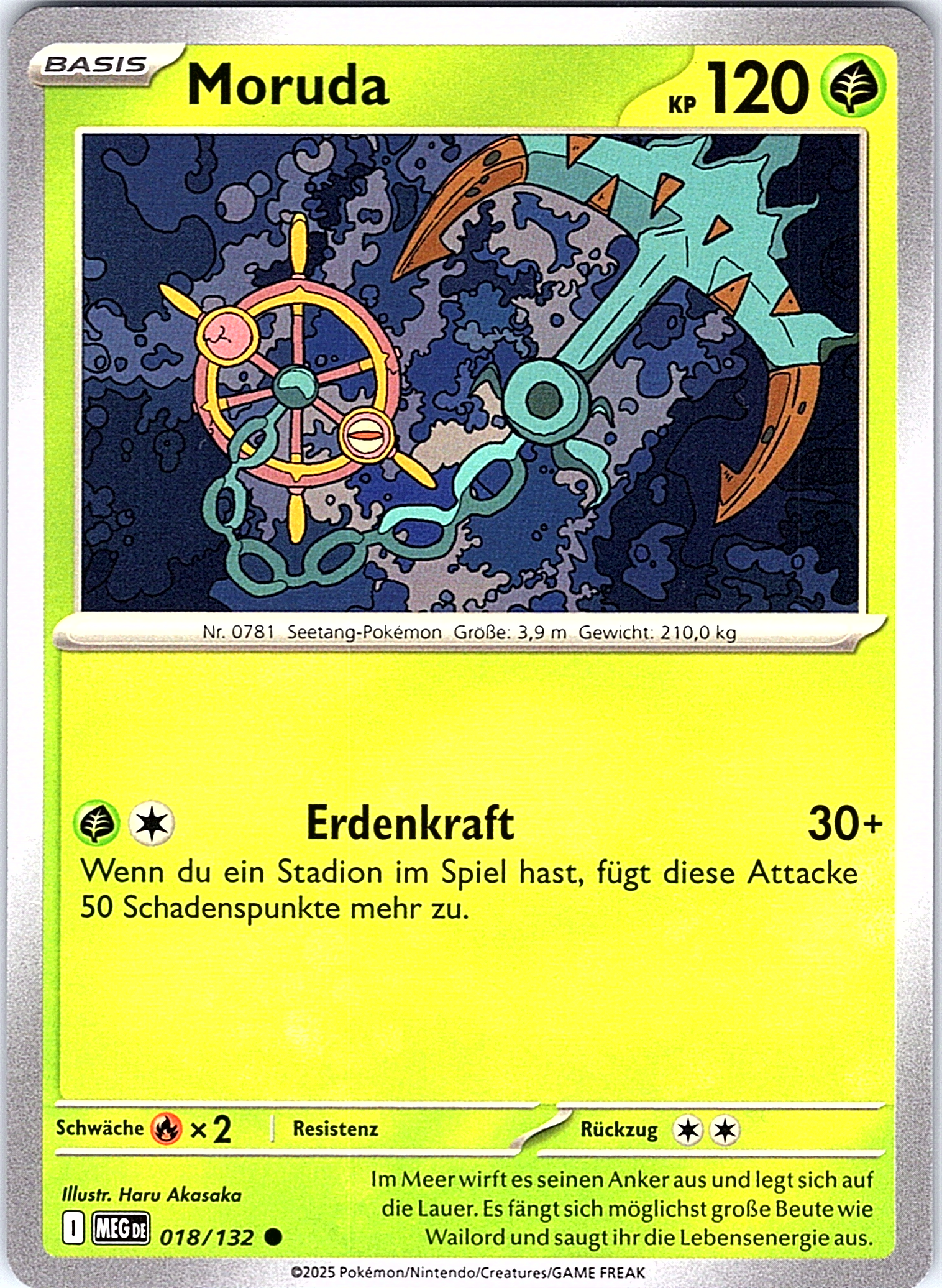 Moruda #018/132 — Mega (German)