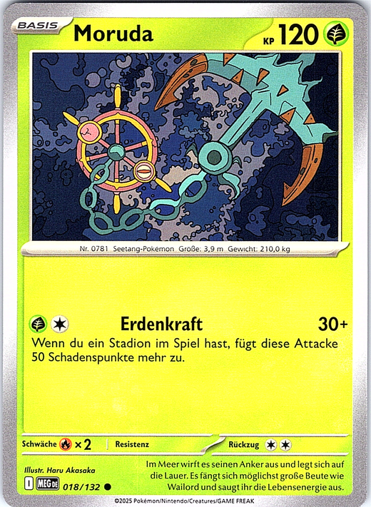 Moruda #018/132 — Mega (German)
