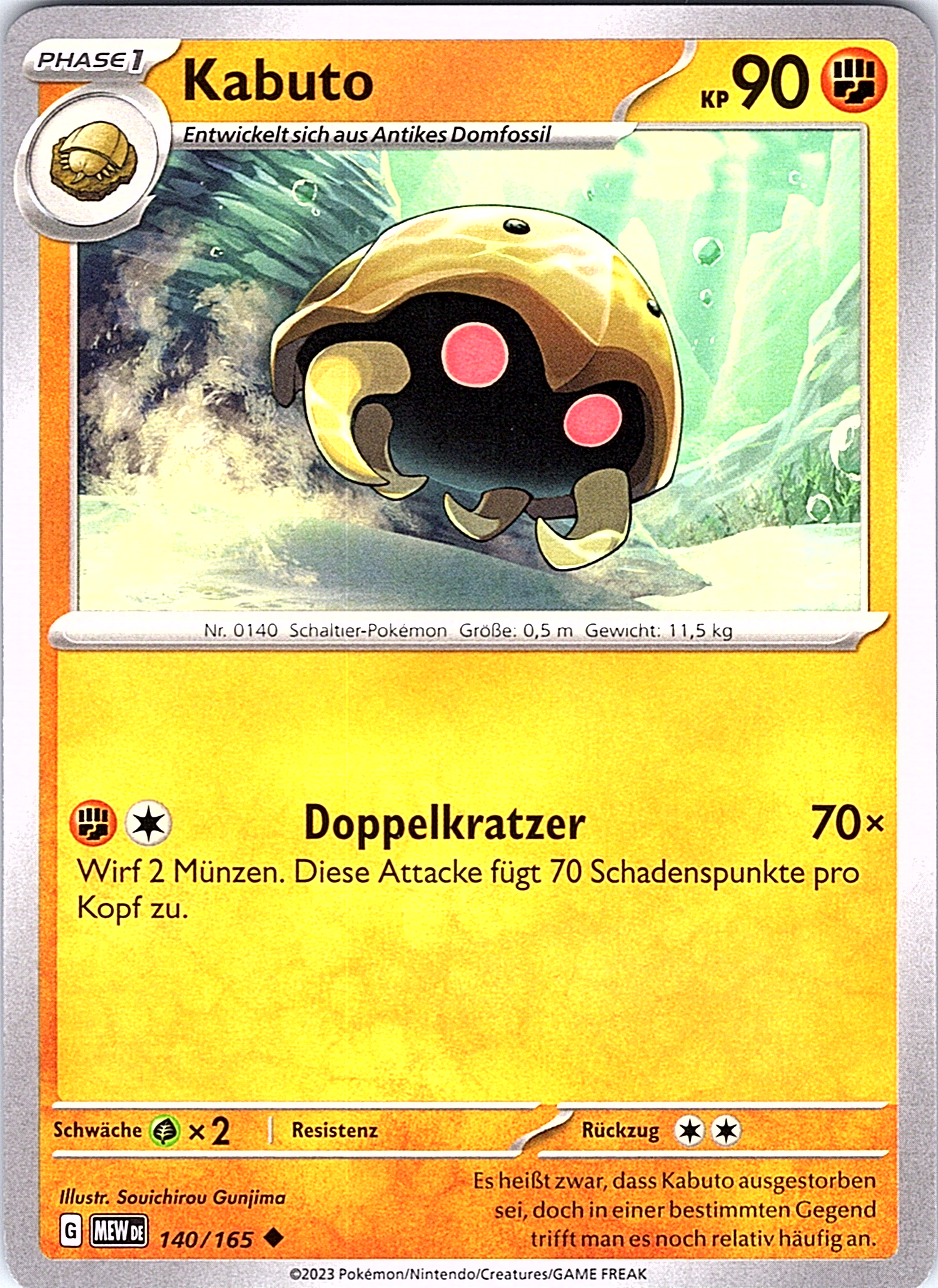 Kabuto #140/165 — Neo Discovery (German)