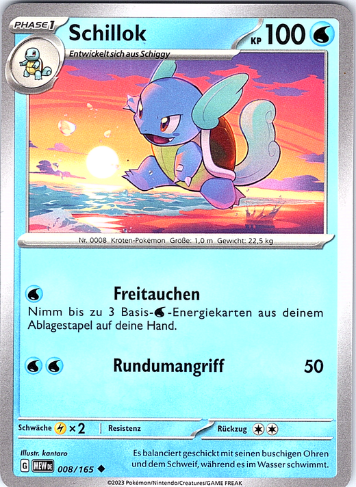 Schillok #008/165 — Kanto (German)