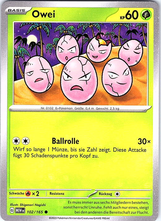 Owei #102/165 — Schwert & Schild (German)