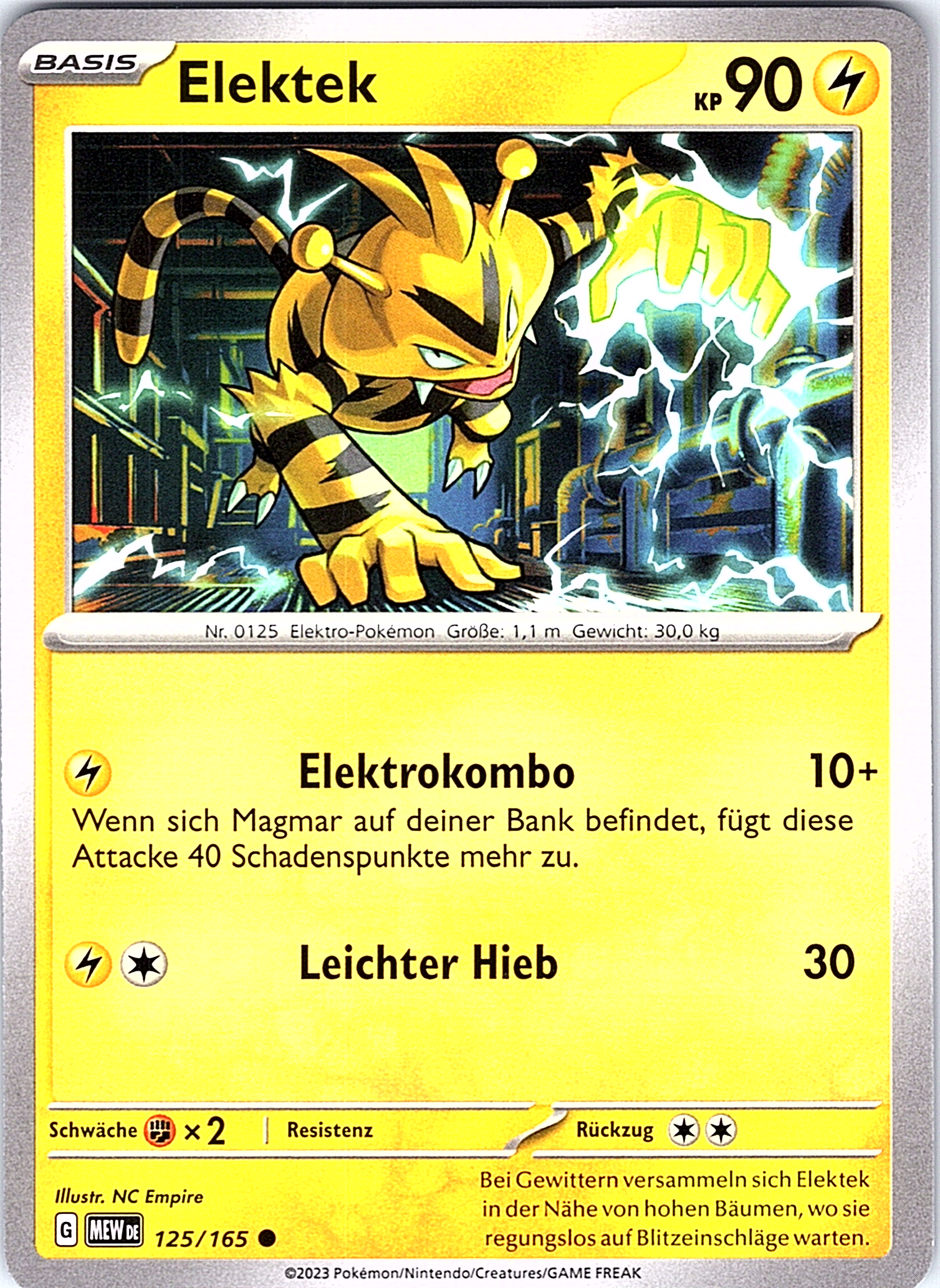 Elektek #125/165 — Noble Victories (German)