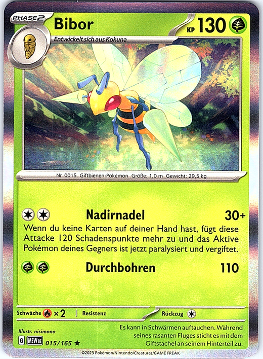 Bibor #015/165 — Schwert & Schild – Paldea Evolved (German)
