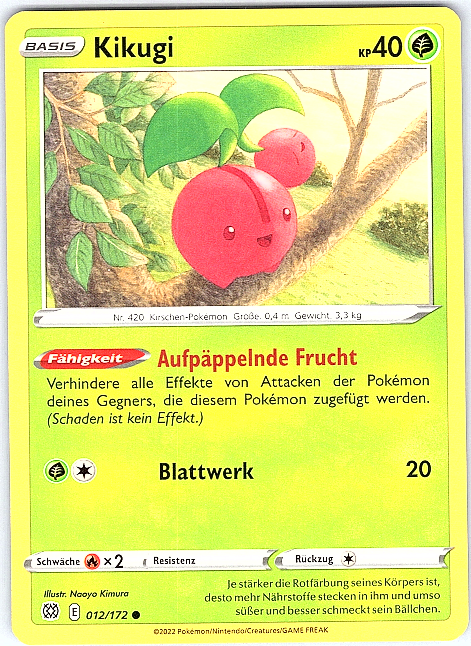 Kikugi #012/172 — Schwert & Schild (German)