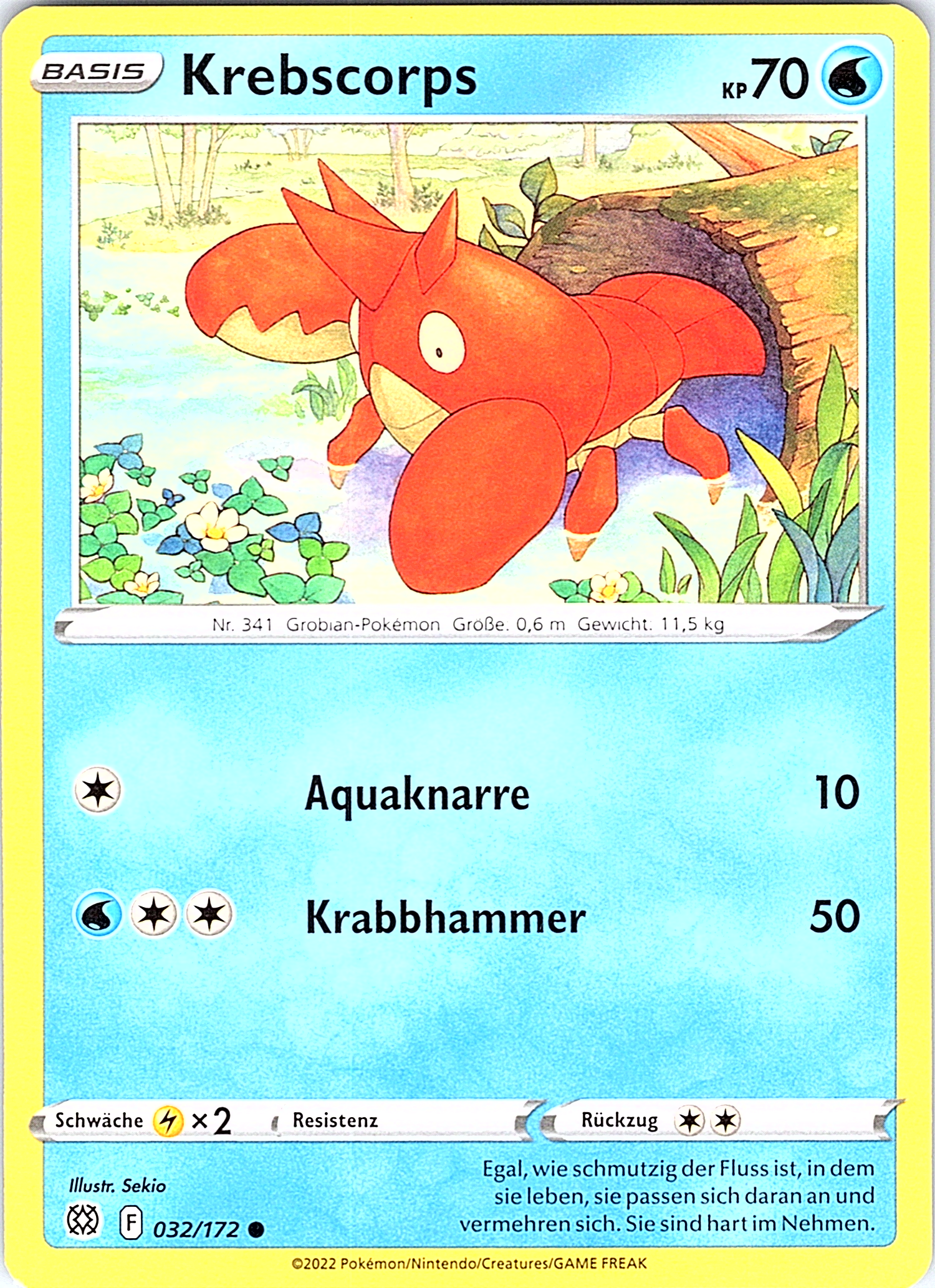 Krebsorps #032/172 — Schwert & Schild (German)