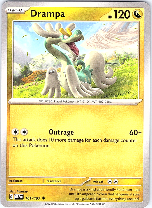 Drampa #161/197 — Obsidian Flames