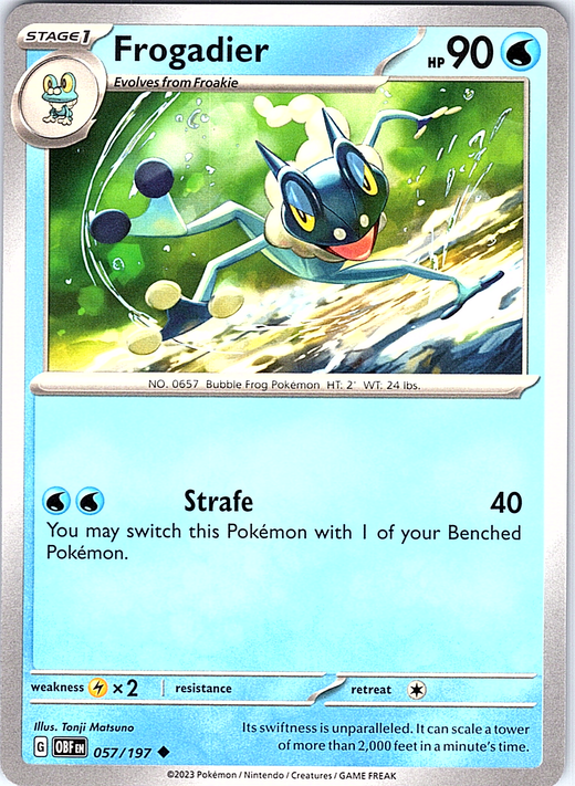 Frogadier #057/197 — Obsidian Flames