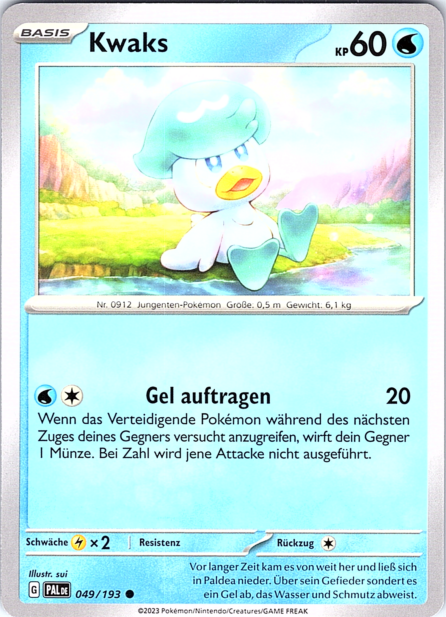 Kwak #049/193 — Paldea Evolved (German)