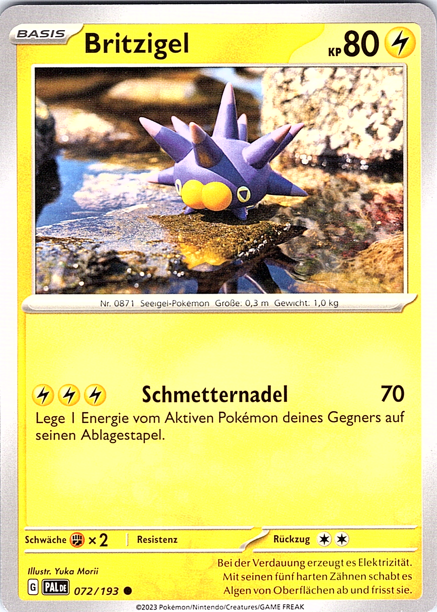 Britzigel #072/193 — Paldea Evolved (German)