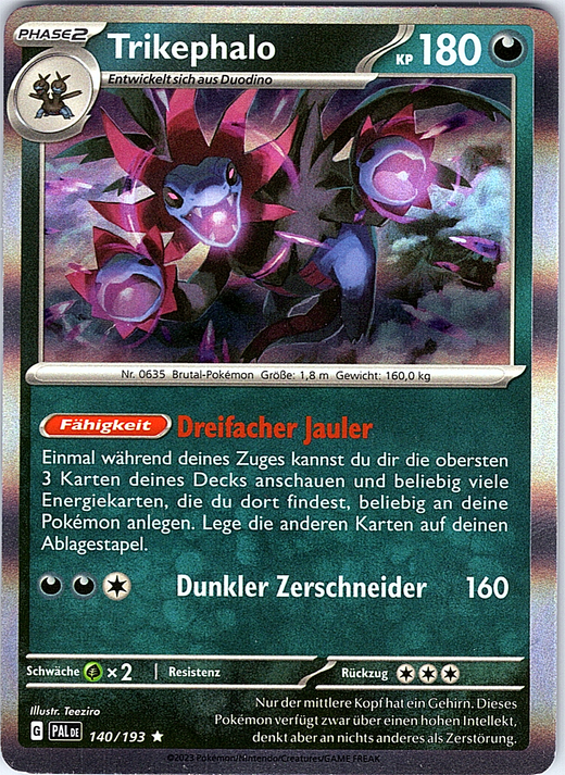 Trikephalo #140/193 — Schwarz & Weiß – 8. Erweiterung (German)