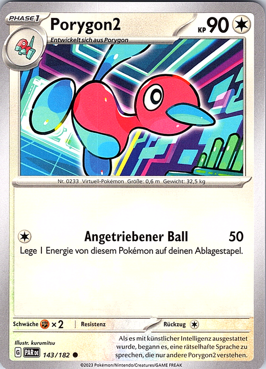 Porygon2 #143/182 — Paradox Rift (German)