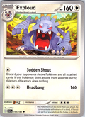 Exploud #150/182 — Paldea Evolved