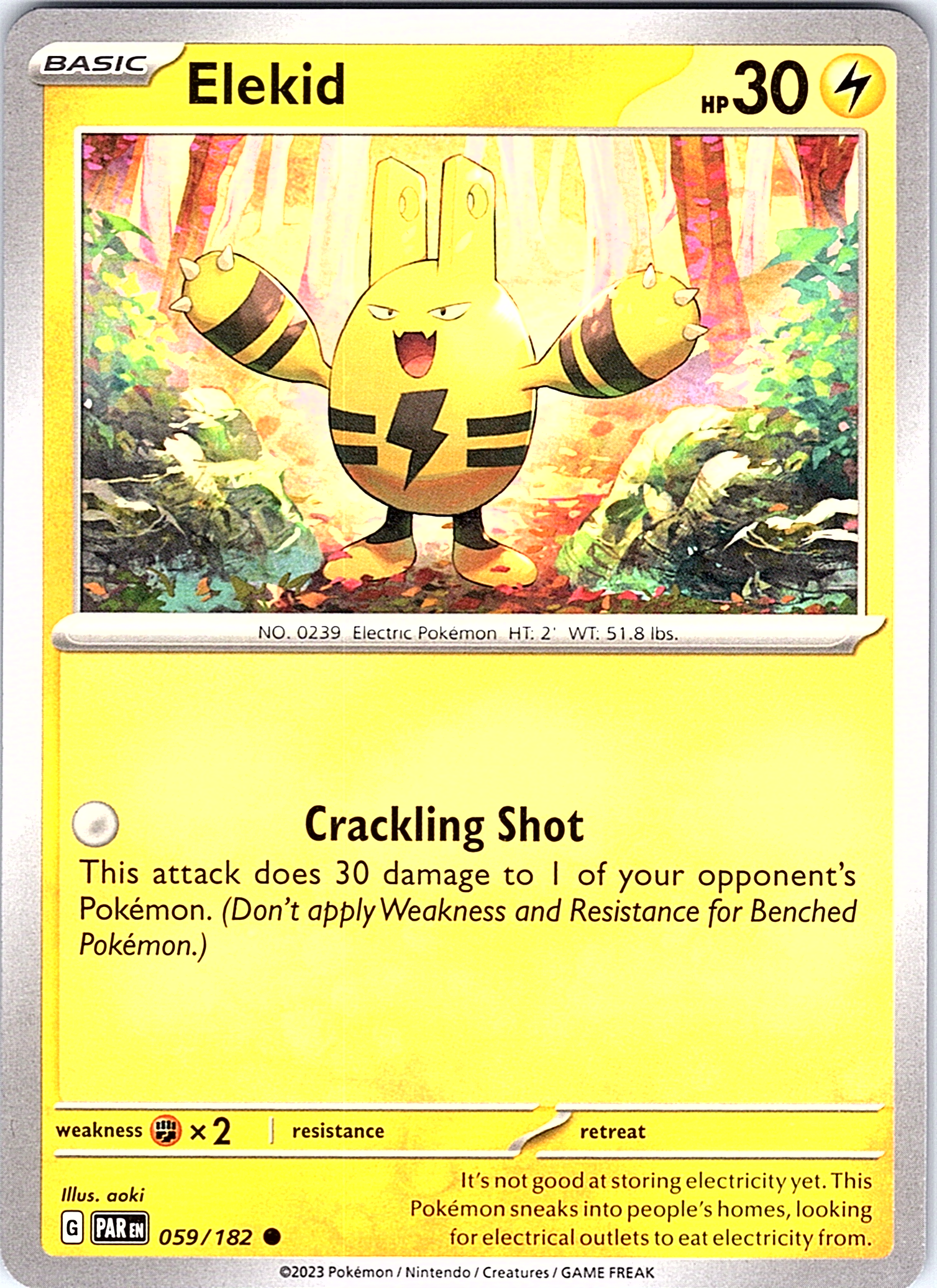 Elekid #059/182 — Paradox Rift