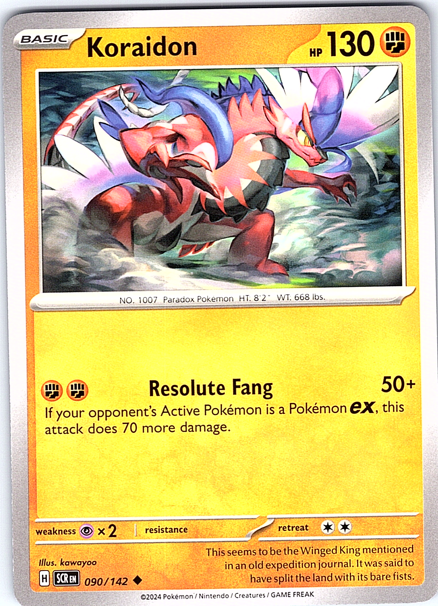 Koraidon #090/142 — Paradox Rift