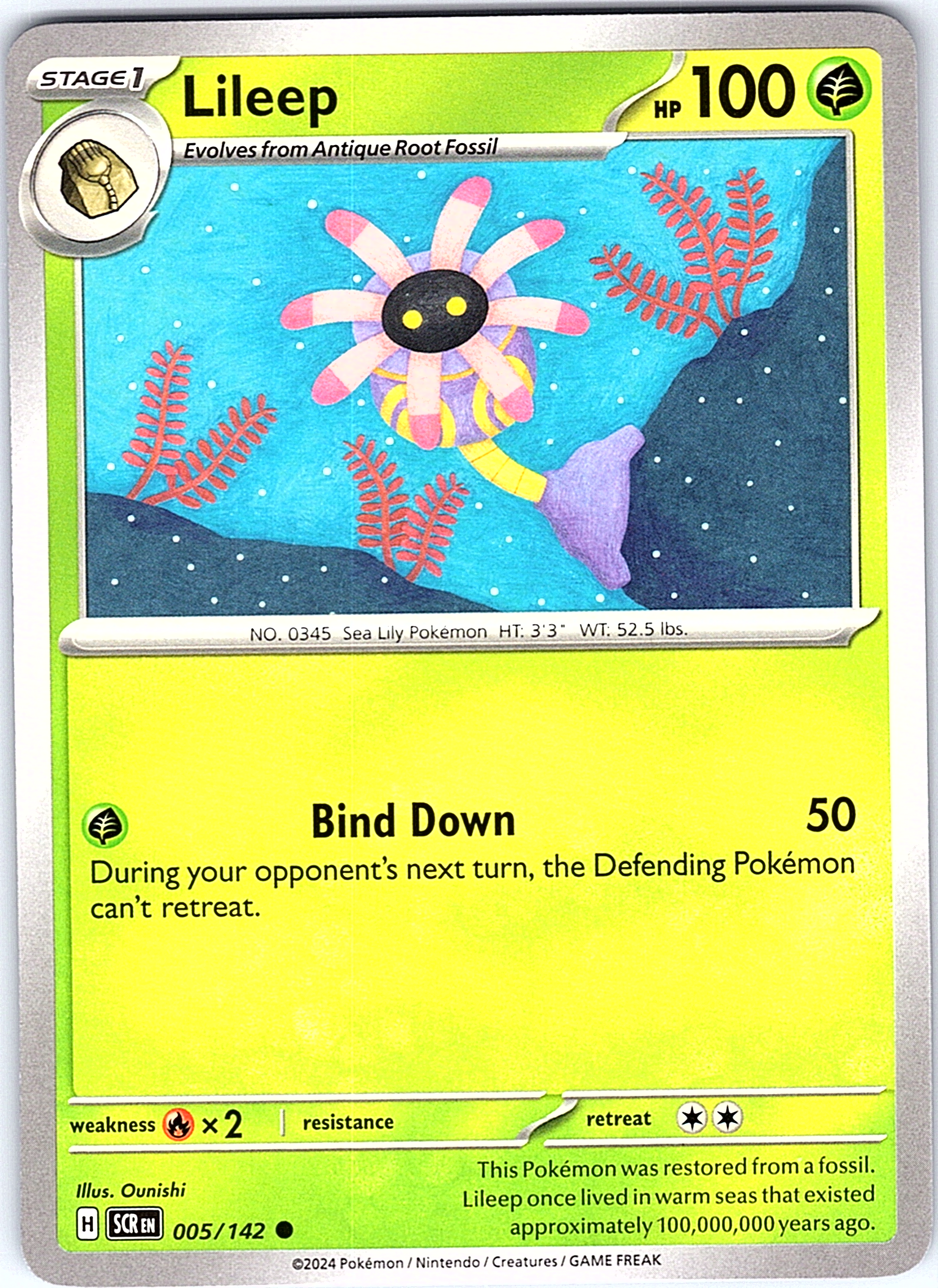 Lileep #005/142 — Ancient Roar