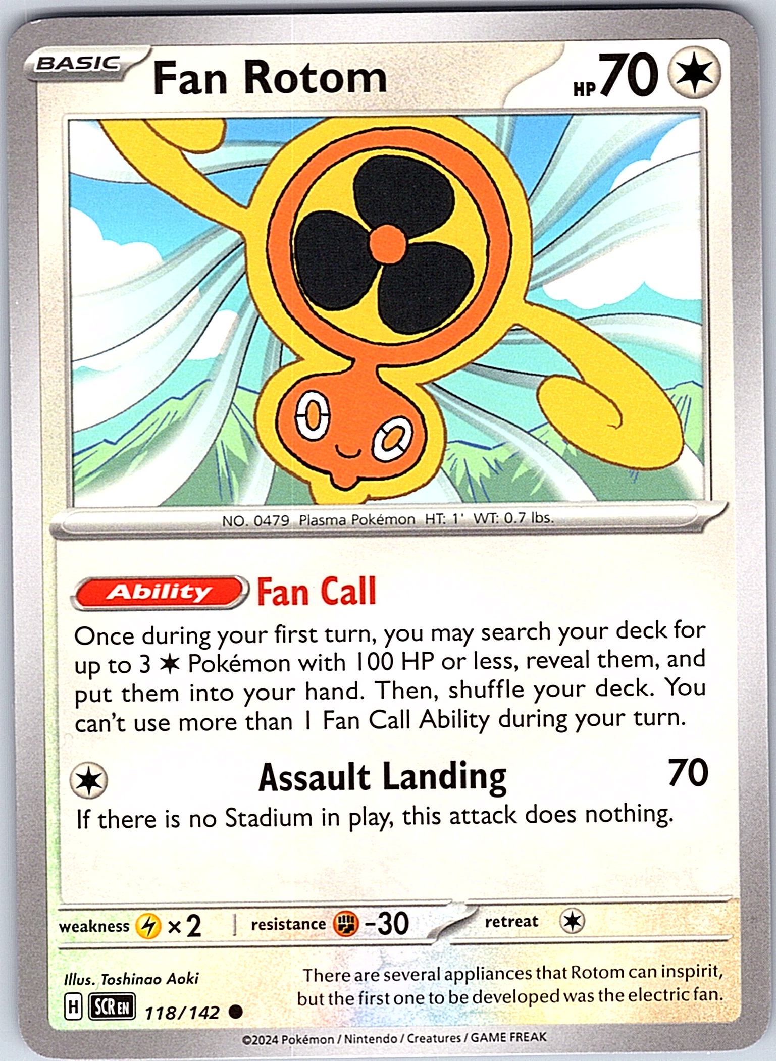 Fan Rotom #118/142 — Plasma Storm
