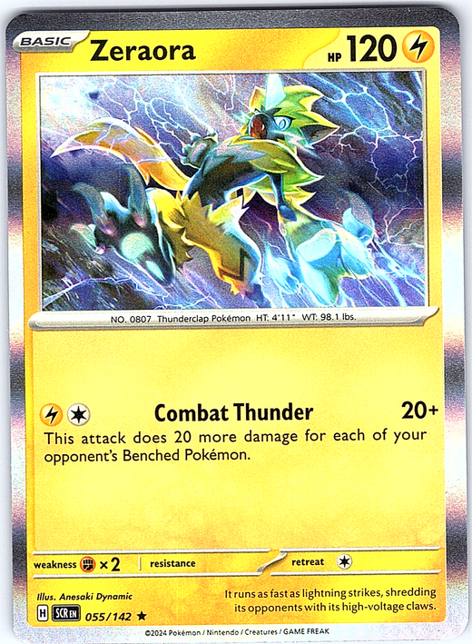 Zeraora #055/142 — Scarlet & Violet