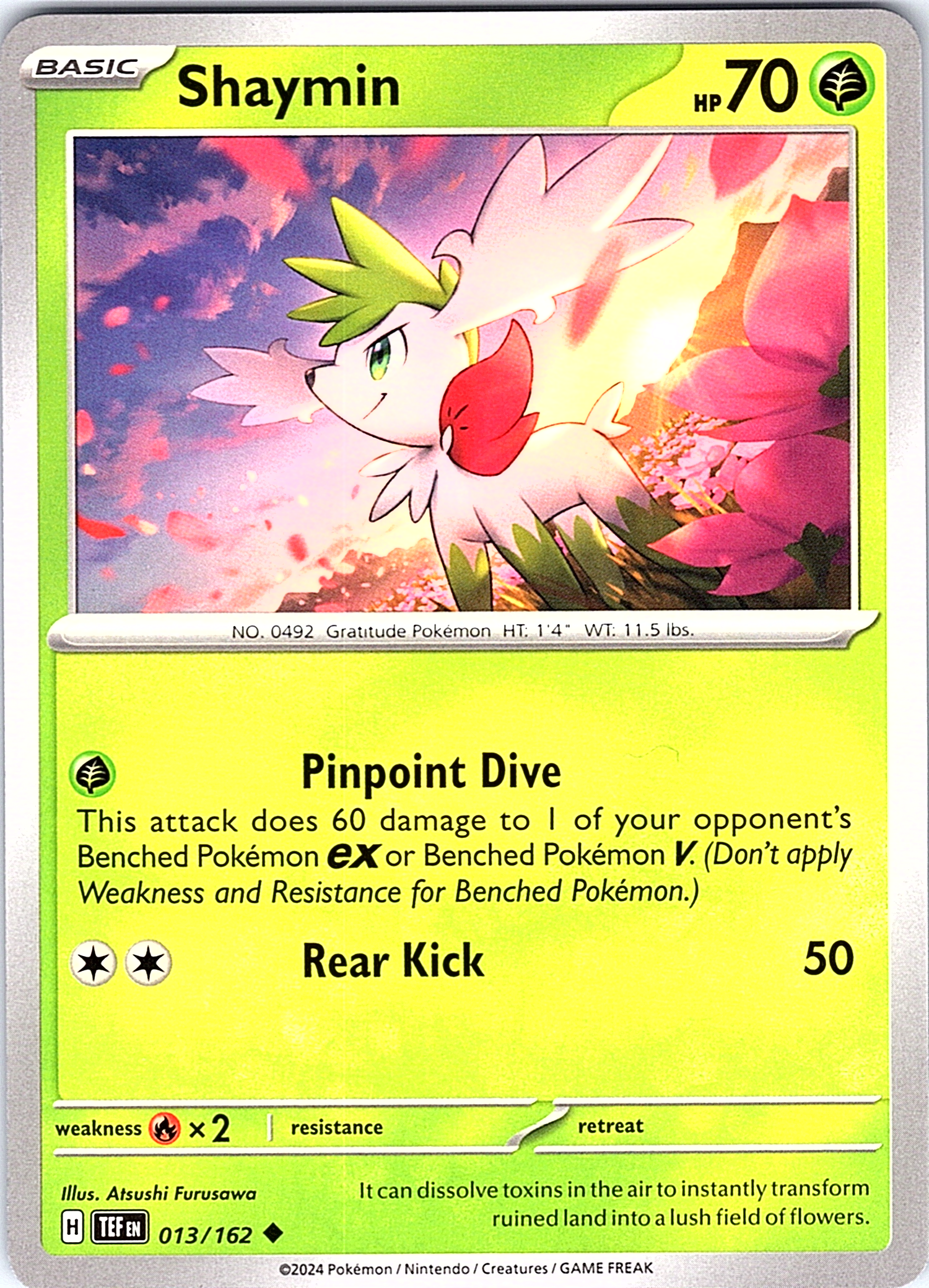Shaymin #013/162 — Scarlet & Violet