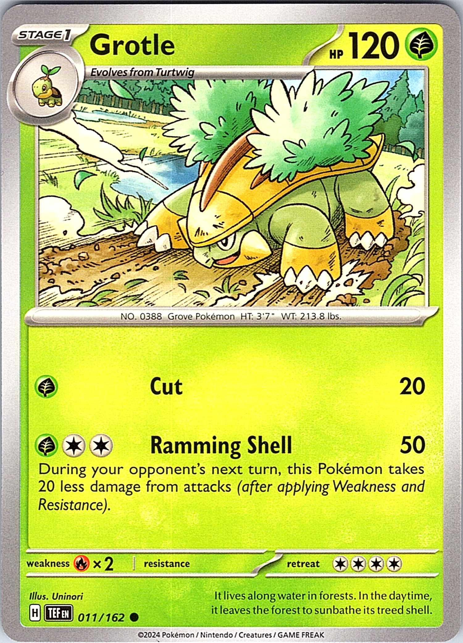 Grotle #011/162 — Turtwig