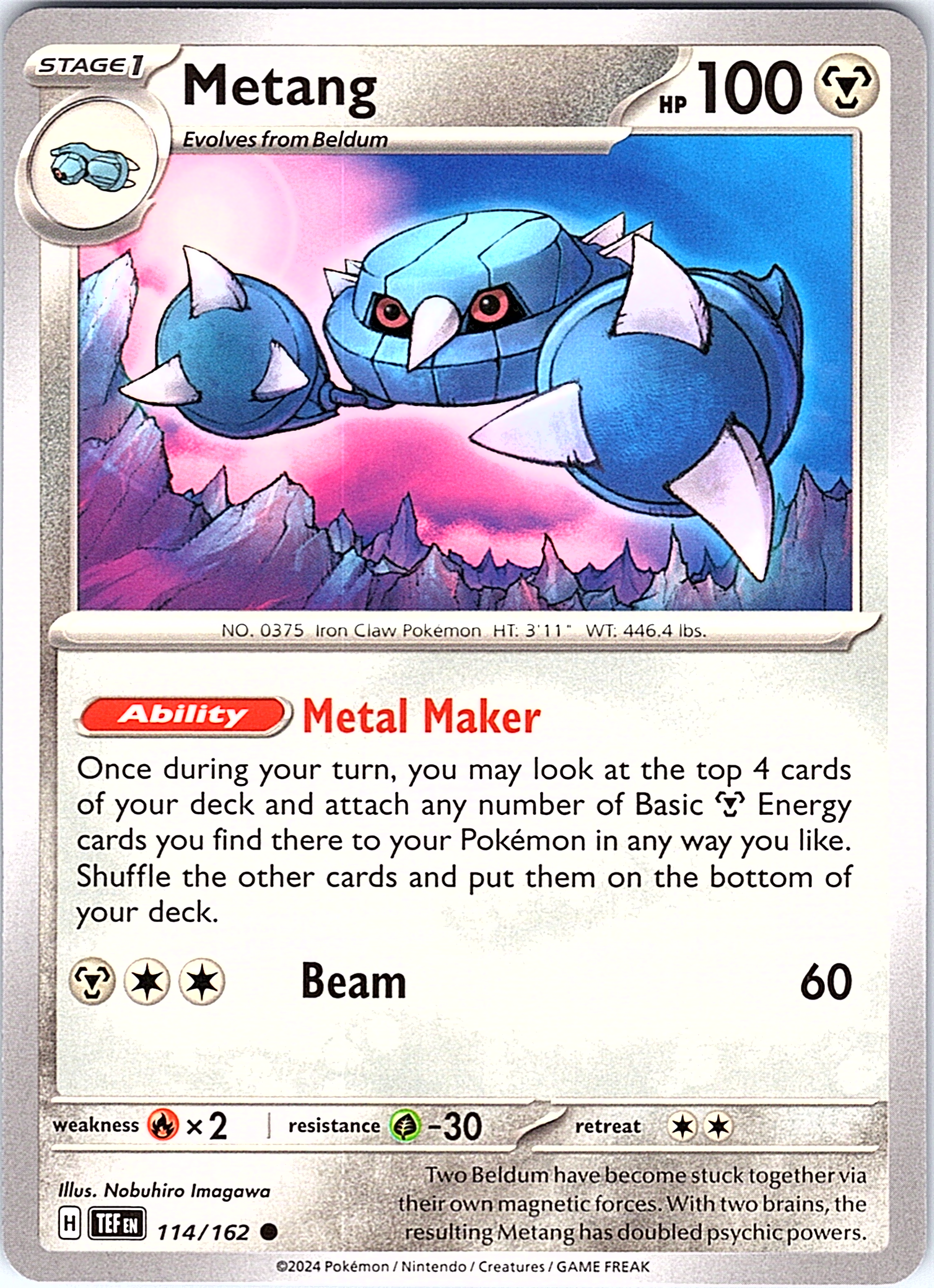 Metang #114/162 — Beldum