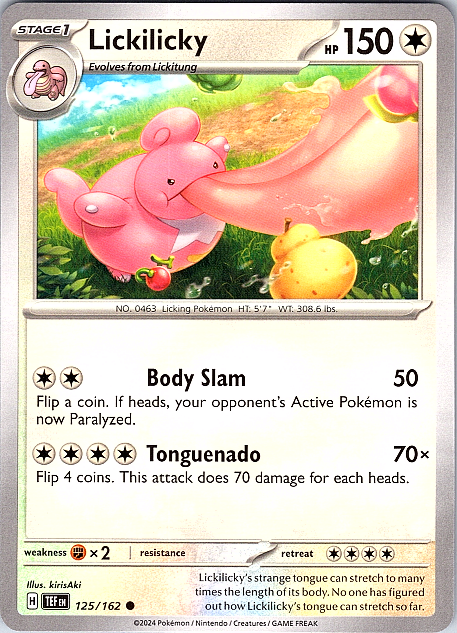 Lickilicky #125/162 — Crown Zenith