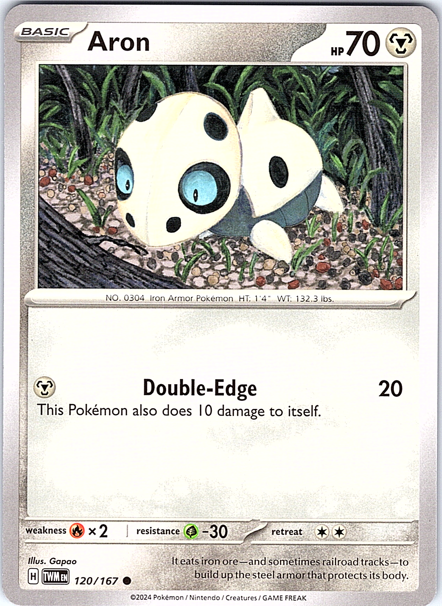 Aron #120/167 — Pokémon TCG: Scarlet & Violet