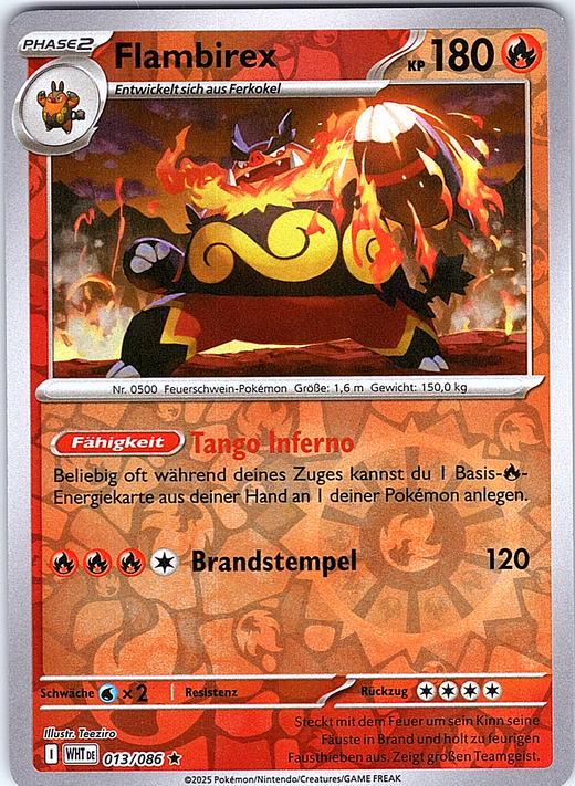 Flambirex #013/086 — Schwert & Schild (German)