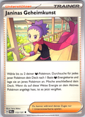 Janinas Geheimkunst #112/131 — Pokémon TCG: Schwert & Schild – Schwert & Schild 2023 (German)