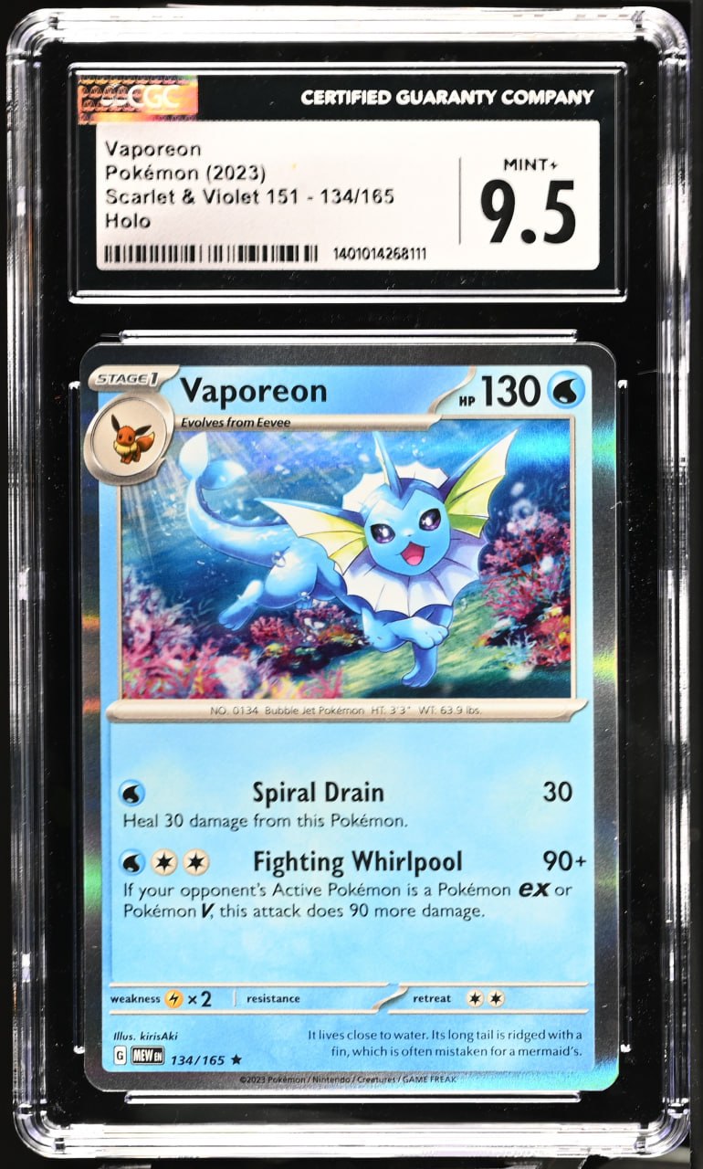 CGC 140101426811 Vaporeon front