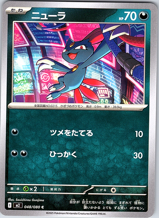 ニューレラ #048/080 — Pokémon Card Game Sword & Shield (Japanese)