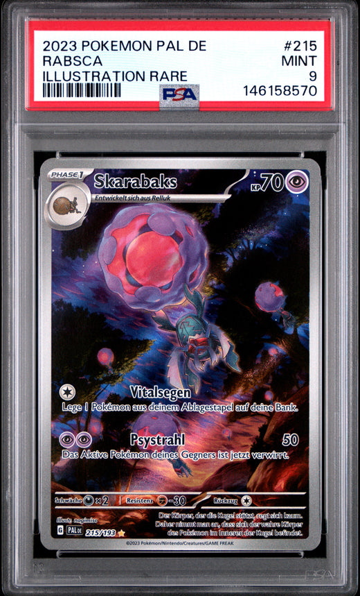 RABSCA #215 POKEMON PAL DE-PALDEA EVOLVED 2023 — PSA 9